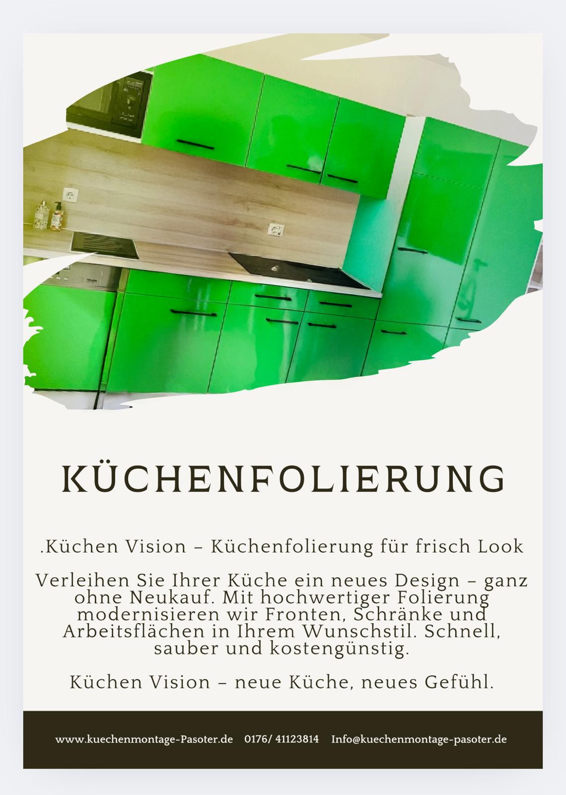 Flyer Küchenfolierung