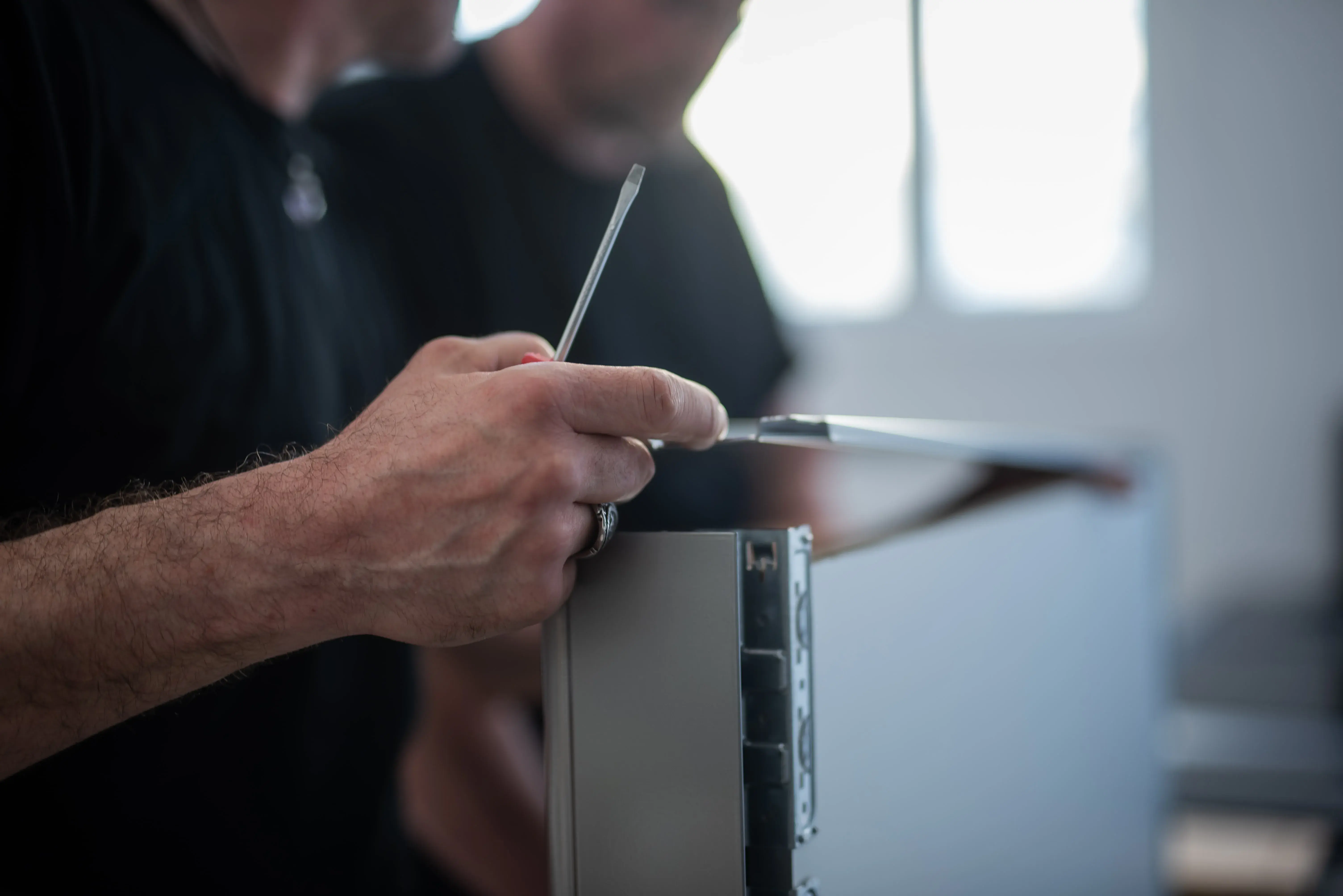 Handwerk Werkzeug Schraubenzieher Einbau Kochfeld 